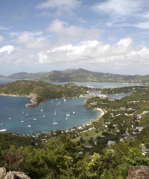 A beautiful view of Antigua