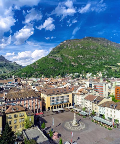 Ein schöner Blick auf die Region Bozen und Umgebung