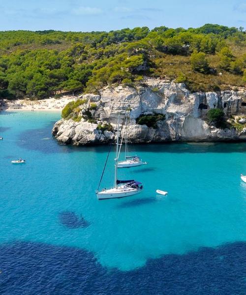 A beautiful view of Menorca