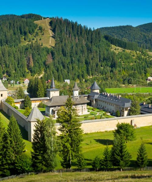 A beautiful view of Moldova Monasteries Region