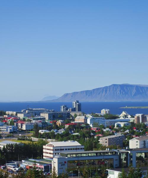 A beautiful view of Reykjavik Greater Region