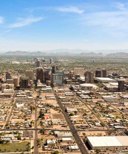 A beautiful view of Phoenix Metropolitan Area