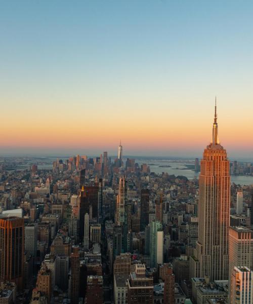 Ein schöner Blick auf die Region New York State