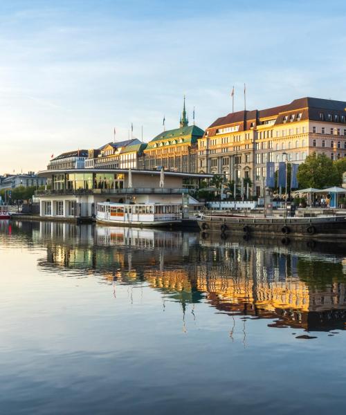 Krásný pohled na region Hamburk