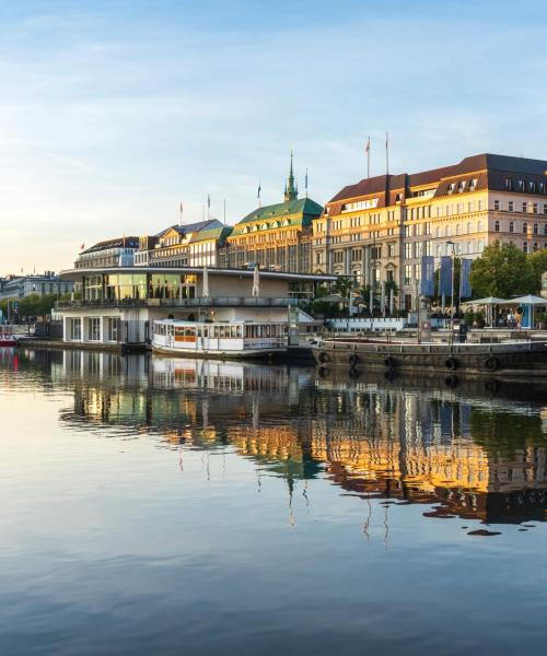 A beautiful view of Hansestadt Hamburg.