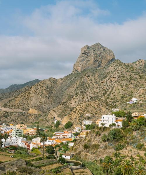 Ein schöner Blick auf die Region La Gomera