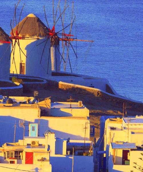 Una bonita panorámica de Mykonos