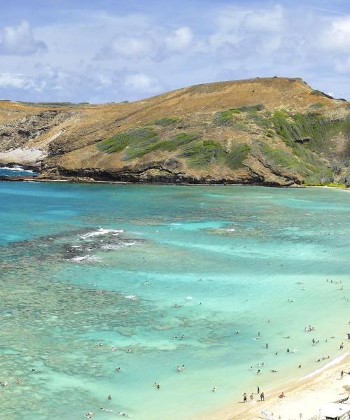 Ein schöner Blick auf die Region Oahu