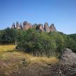 a group of rocks on top of a hill
