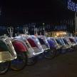 a row of bikes parked next to each other