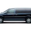 a black van parked on a white background