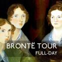 a painting of three people with the words bronte tour full day