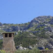 a building on the side of a mountain