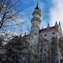 a castle building with a tower on top of it