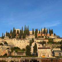 a large castle on top of a mountain