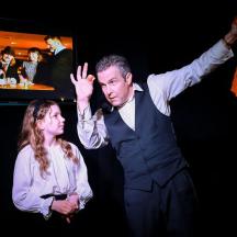 a man and a woman standing next to each other