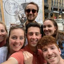 a group of people posing for a picture