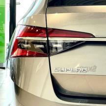 a close up of the rear end of a car