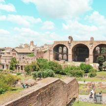 a view of the ruins of the ancient city