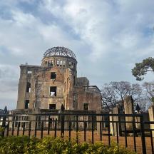 an old building with a dome on top of it