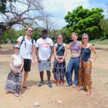 a group of people posing for a picture