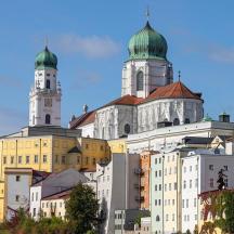 a group of buildings with domes on top of them