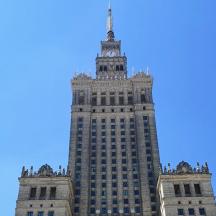 a tall building with a clock tower on top of it