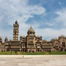 a large building with a clock tower on top of it