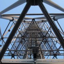 một góc nhìn của tháp eiffel