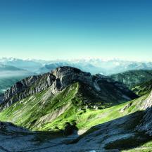 a view from the top of a mountain