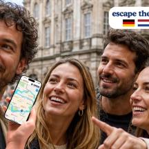 a group of people holding up a cell phone