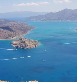 an island in the middle of a large body of water
