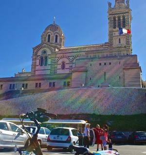 a large building with a clock tower on top of it