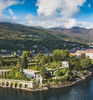 an island in the middle of a body of water