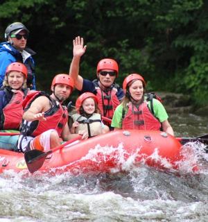 Guided River Rafting at Lower Pigeon River