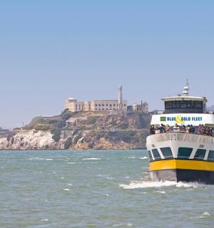 a boat in the water with people on it