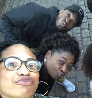 a group of people posing for a picture