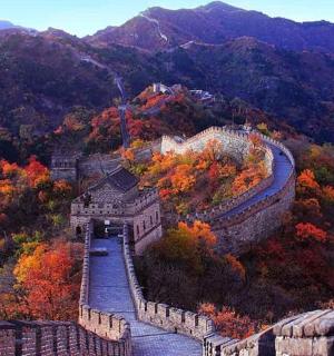 中国长城鸟瞰图