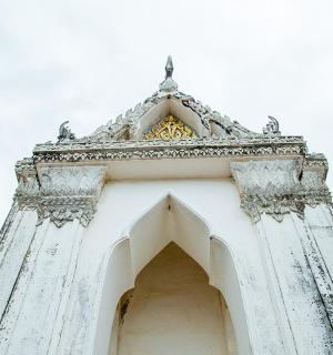 a tower with a clock on top of it