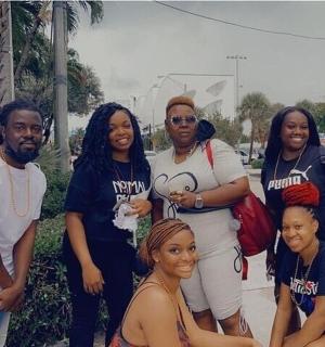 a group of people posing for a picture