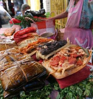 a table topped with lots of different types of food