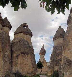 ein Blick auf eine Burg mit einigen Türmen