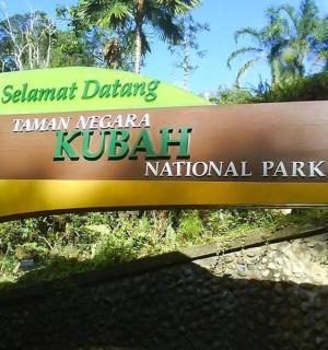 a sign for a national park at a park