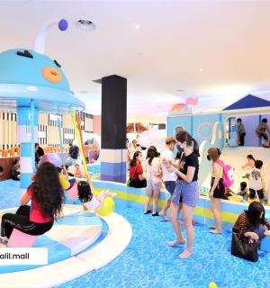 vizualizace dětského hřiště na vnitřním hřišti