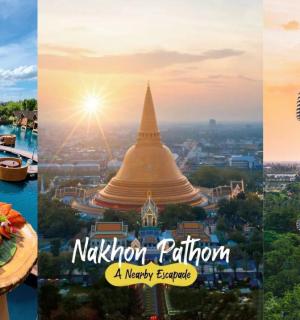 四张不同地方的照片拼贴而成