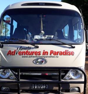 a large white truck parked in a parking lot