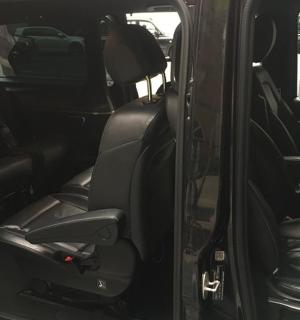 a view of the back seats of a car