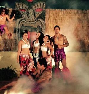 a group of people standing on a stage