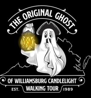 威廉斯堡幽灵徒步之旅的原始标志