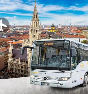 buss on pargitud linna katusele